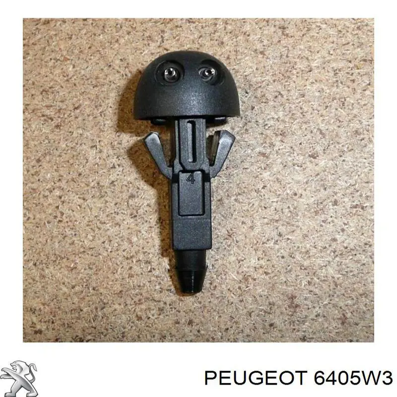 Сопло омивача лобового скла Peugeot/Citroen 6405W3 ціна, від 7.14 USD