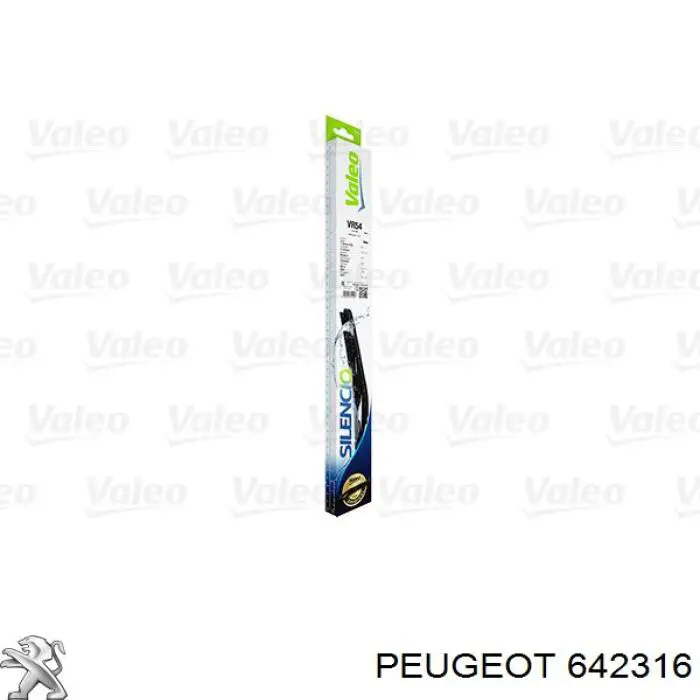 Купити 642316 Peugeot/Citroen Щітка задня