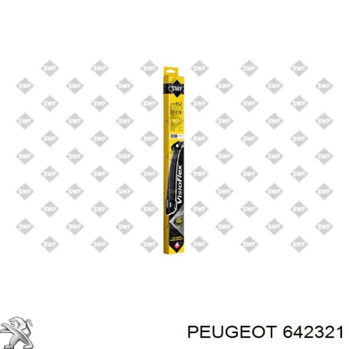 Щітка-двірник лобового скла, водійська Peugeot/Citroen 642321 ціна, від 16.18 USD