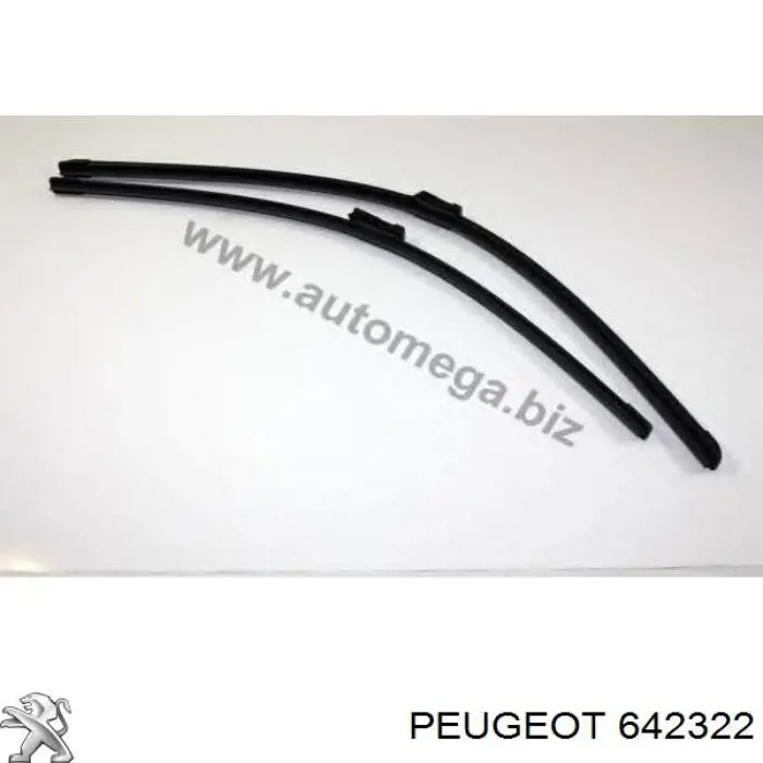 642322 Peugeot/Citroen щітка-двірник лобового скла, водійська