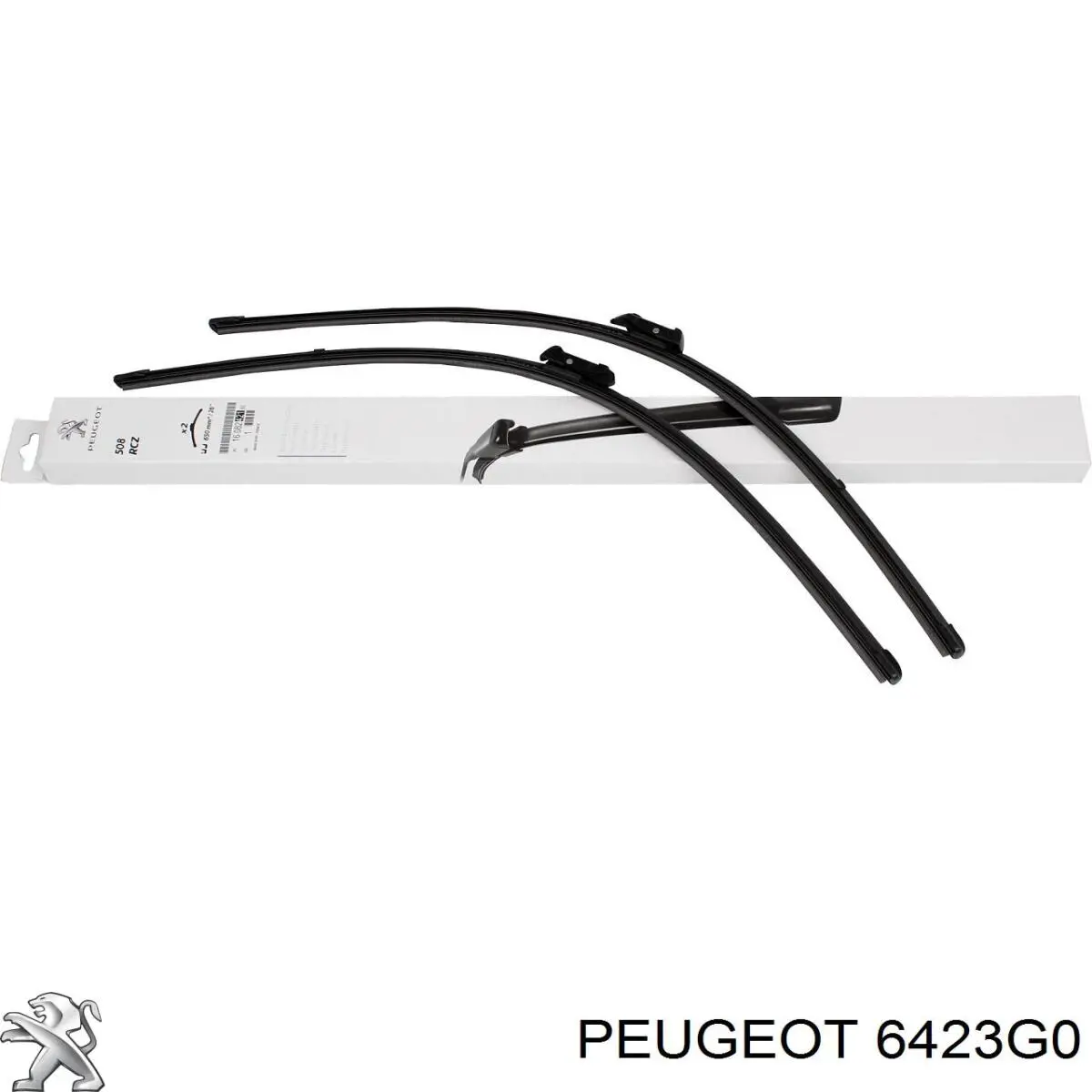 6423G0 Peugeot/Citroen Щітка склоочисника лобового скла, водійська