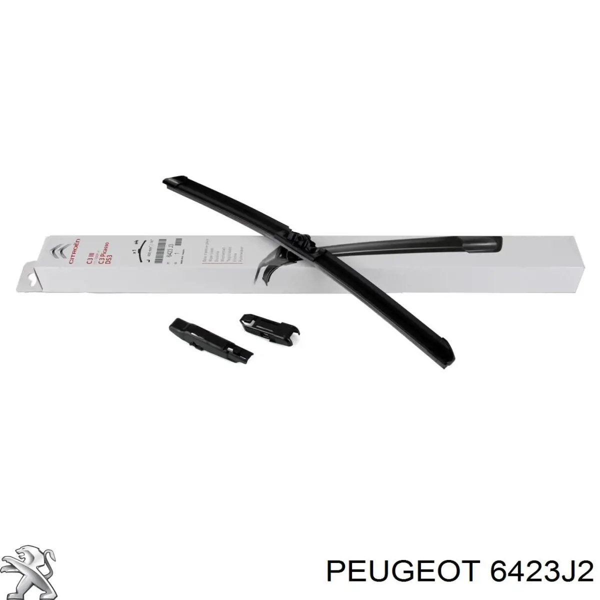 6423J2 Peugeot/Citroen Щітка двірника права