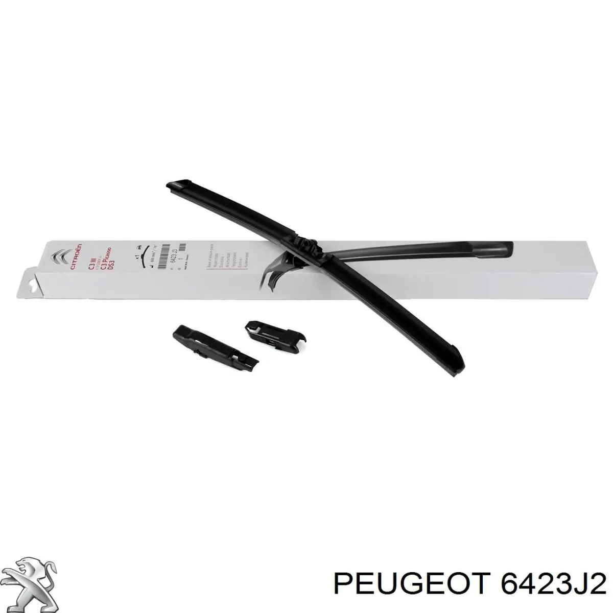 Щітка-двірник лобового скла, пасажирська Peugeot/Citroen 6423J2 ціна, від 7.27 USD