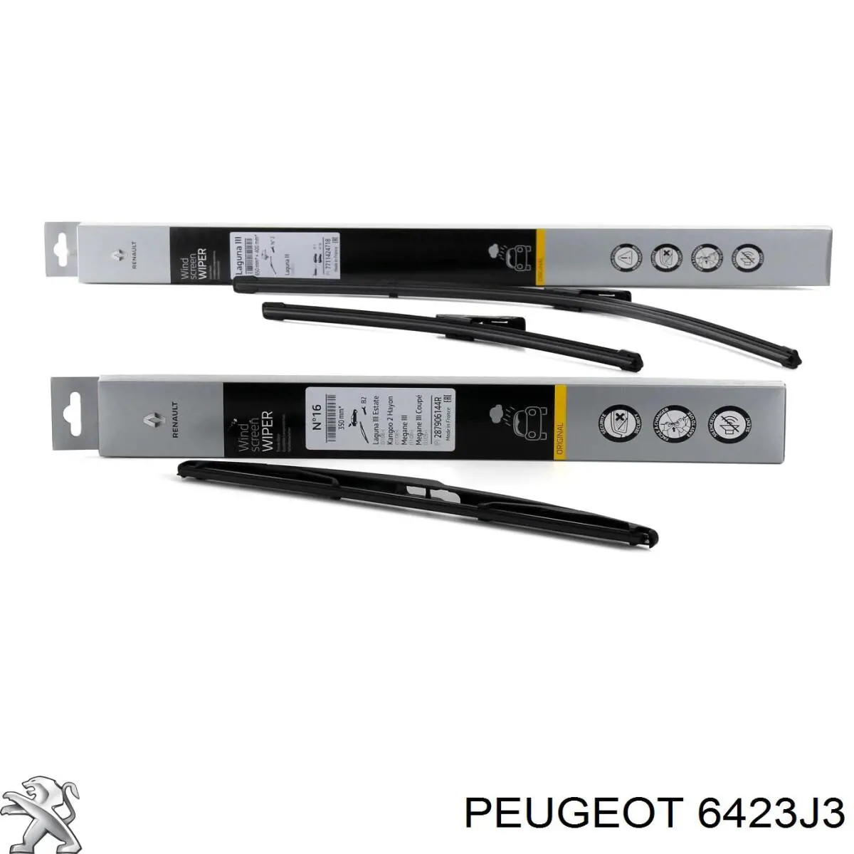 Купити 6423J3 Peugeot/Citroen Безконтактні двірники