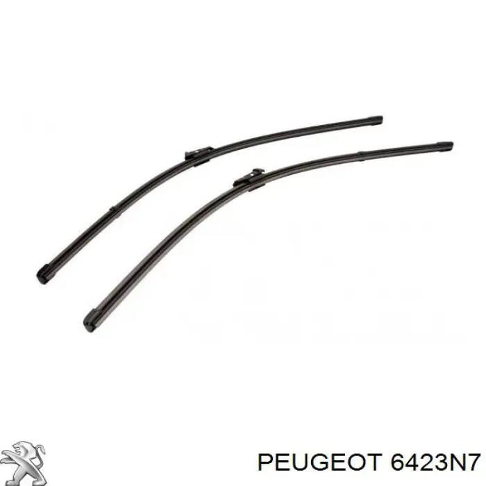 6423N7 Peugeot/Citroen щітка-двірник лобового скла, комплект з 2-х шт.