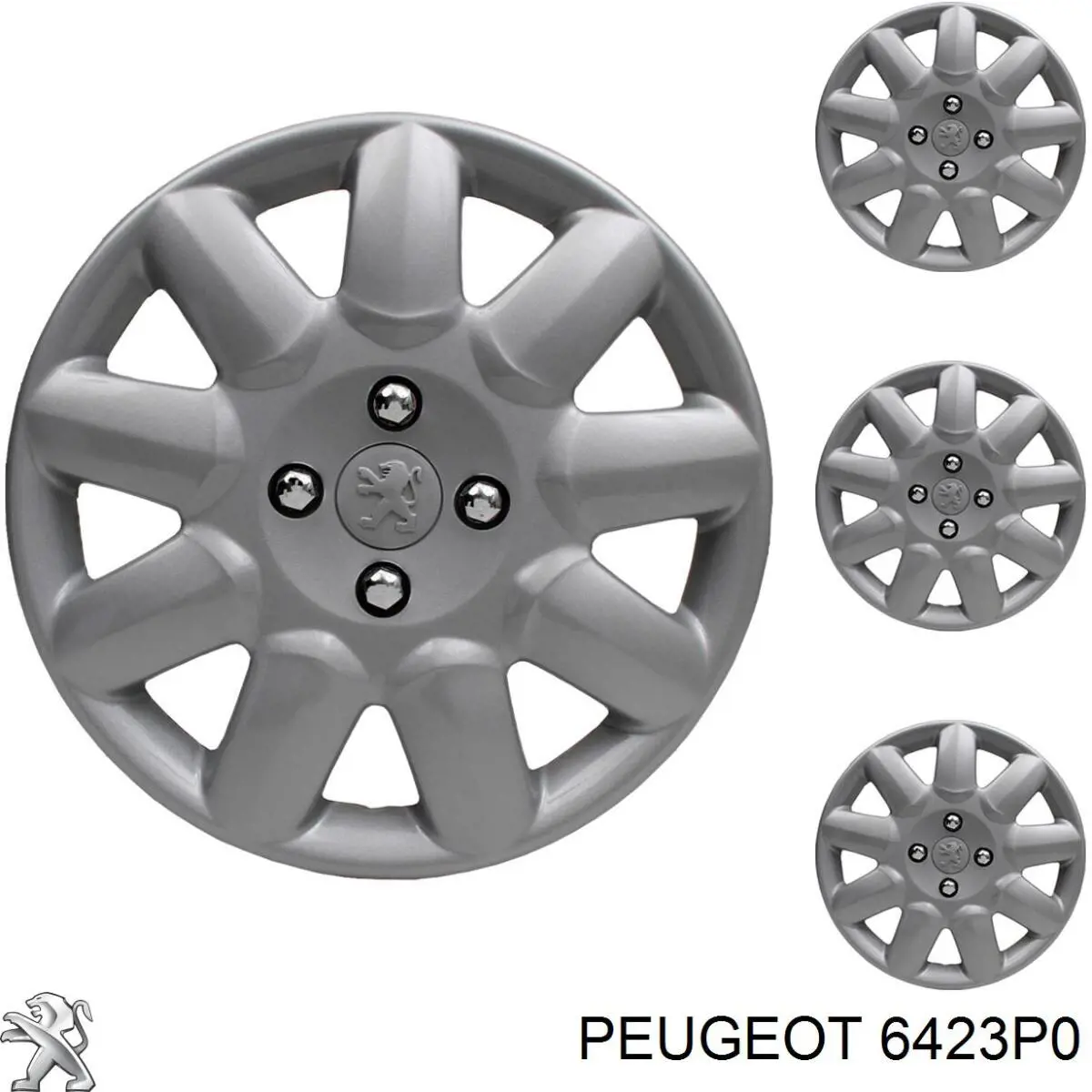 6423P0 Peugeot/Citroen Щітка двірника ліва