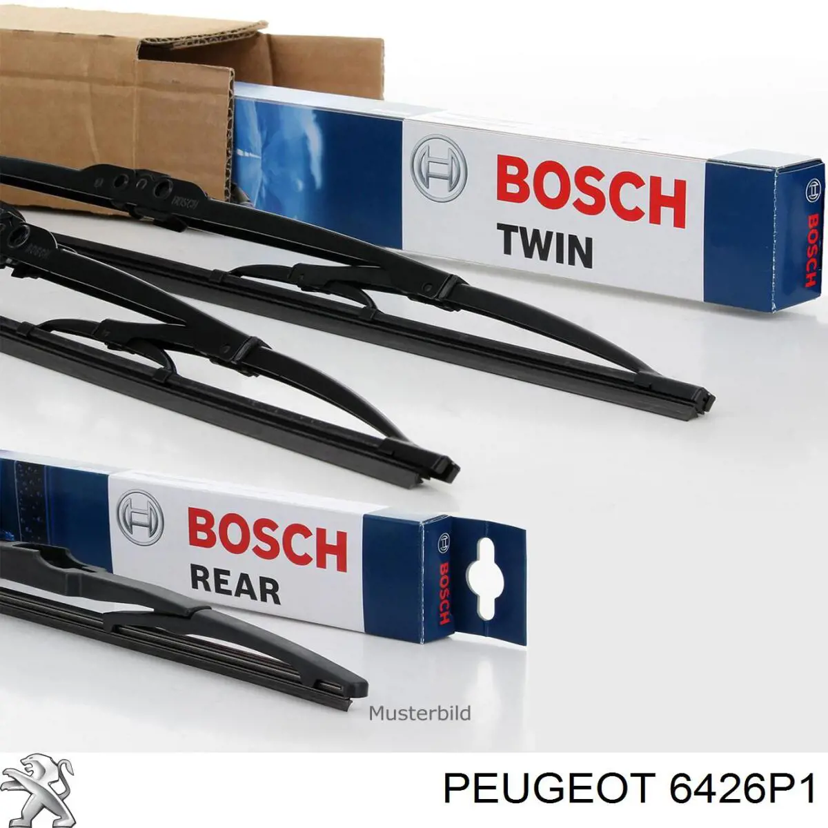 Щітка-двірник лобового скла, комплект з 2-х шт. Bosch 3397001700 ціна, від 7.50 USD