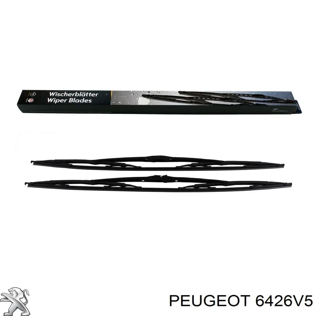 Щітка склоочисника лобового скла, водійська Peugeot/Citroen 6426V5