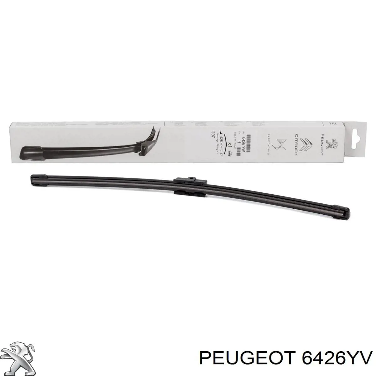 Щітка-двірник лобового скла, водійська Peugeot/Citroen 6426YV ціна, від 16.75 USD
