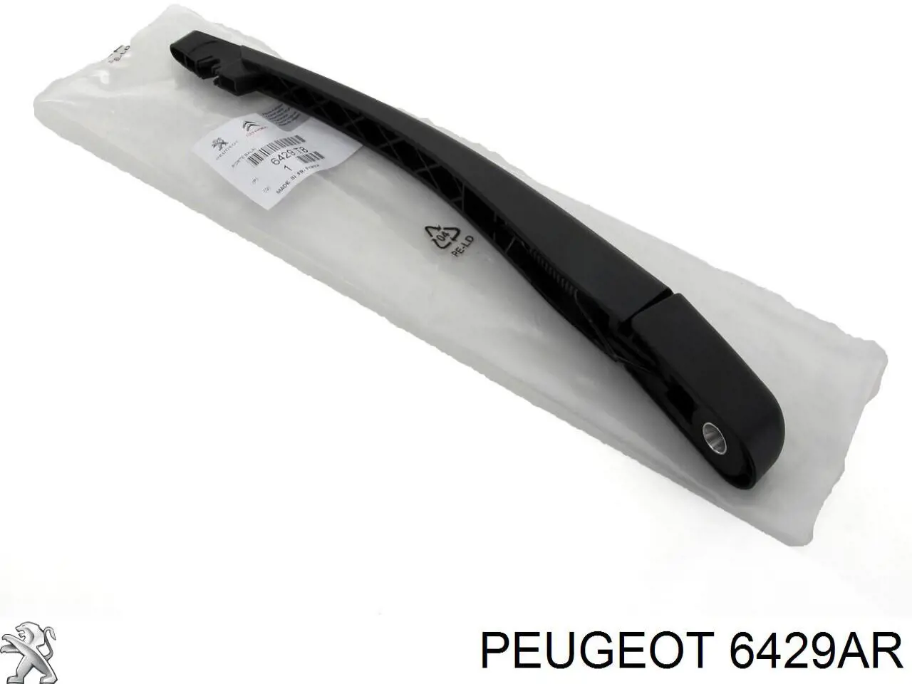 6429AR Peugeot/Citroen Важіль-поводок двірника заднього скла