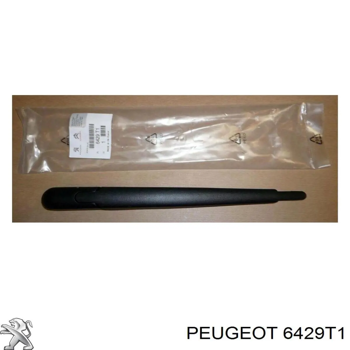 6429T1 Peugeot/Citroen Важіль-поводок двірника заднього скла