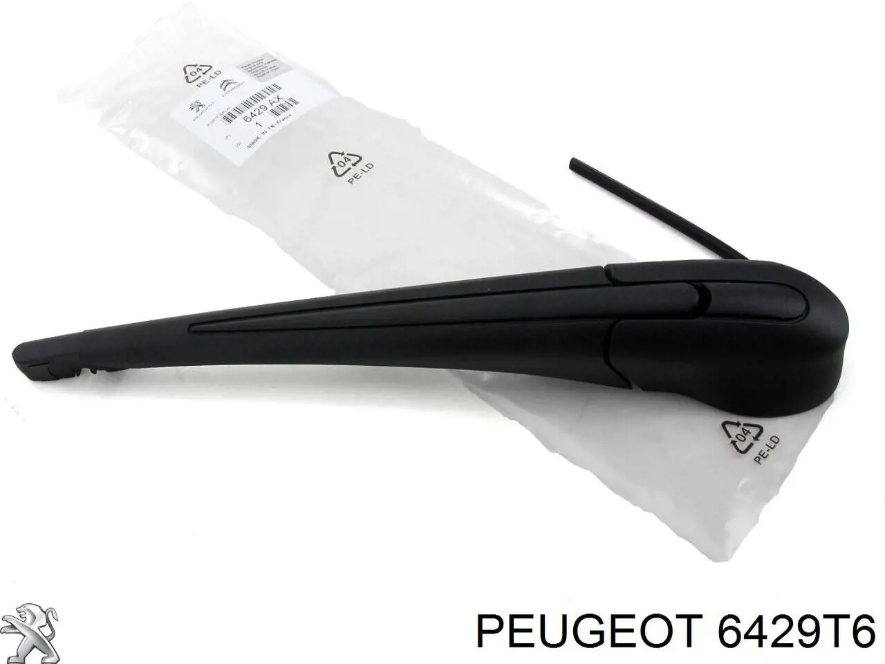 Купити 6429T6 Peugeot/Citroen Важіль-поводок склоочисника заднього скла