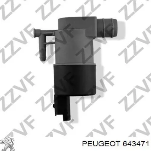 Купити 643471 Peugeot/Citroen Мотор омивача лобового скла