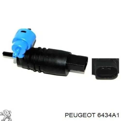 Двигун омивача скла передній/задній Peugeot/Citroen 6434A1 ціна, від 7.59 USD