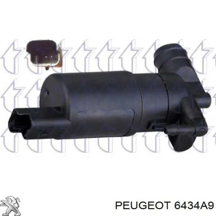 Моторчик омивача переднього скла Peugeot/Citroen 6434A9 ціна, від 7.50 USD