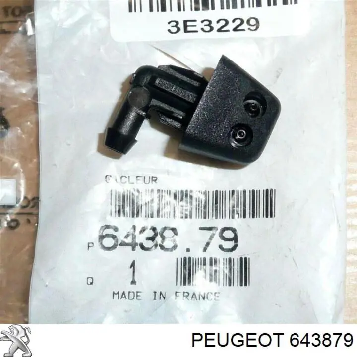 643879 Peugeot/Citroen форсунка омивача лобового скла