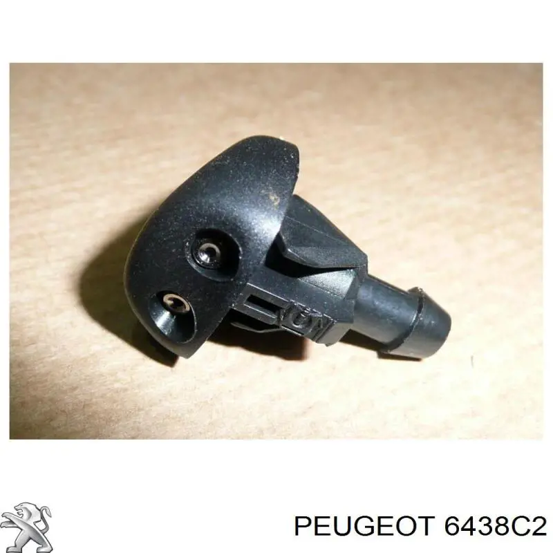 6438C2 Peugeot/Citroen форсунка омивача скла лобового, ліва