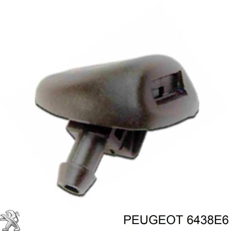 Форсунка омивача лобового скла 6438E6 Peugeot/Citroen