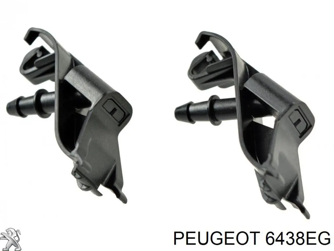 6438EG Peugeot/Citroen Сопло склоомивача вітрового скла