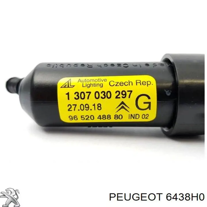 6438H0 Peugeot/Citroen Сопло склоомивача вітрового скла