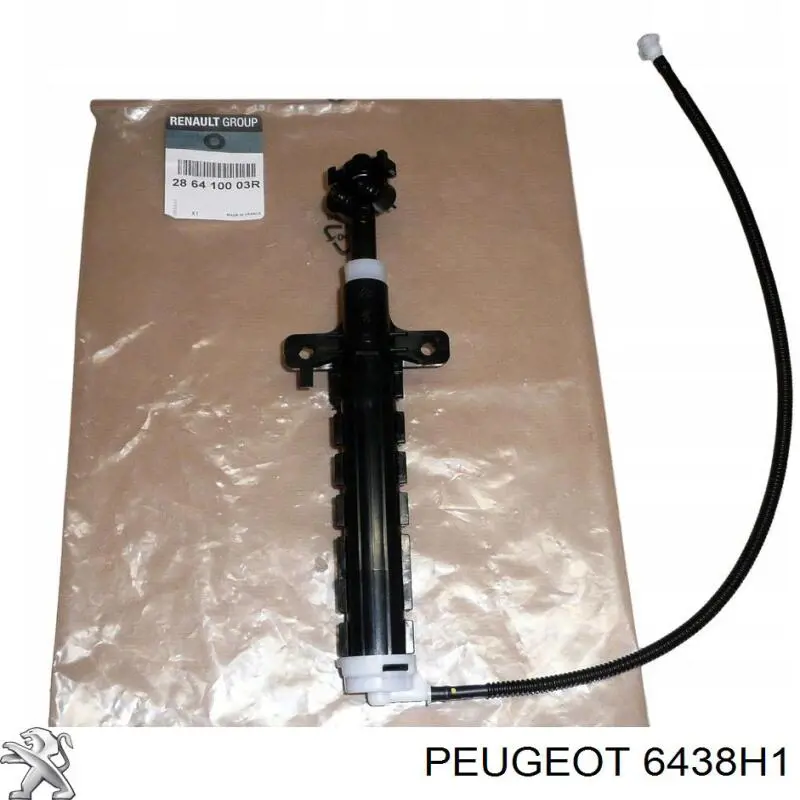 00006438H1 Peugeot/Citroen Накладка форсунки омивача фари передньої