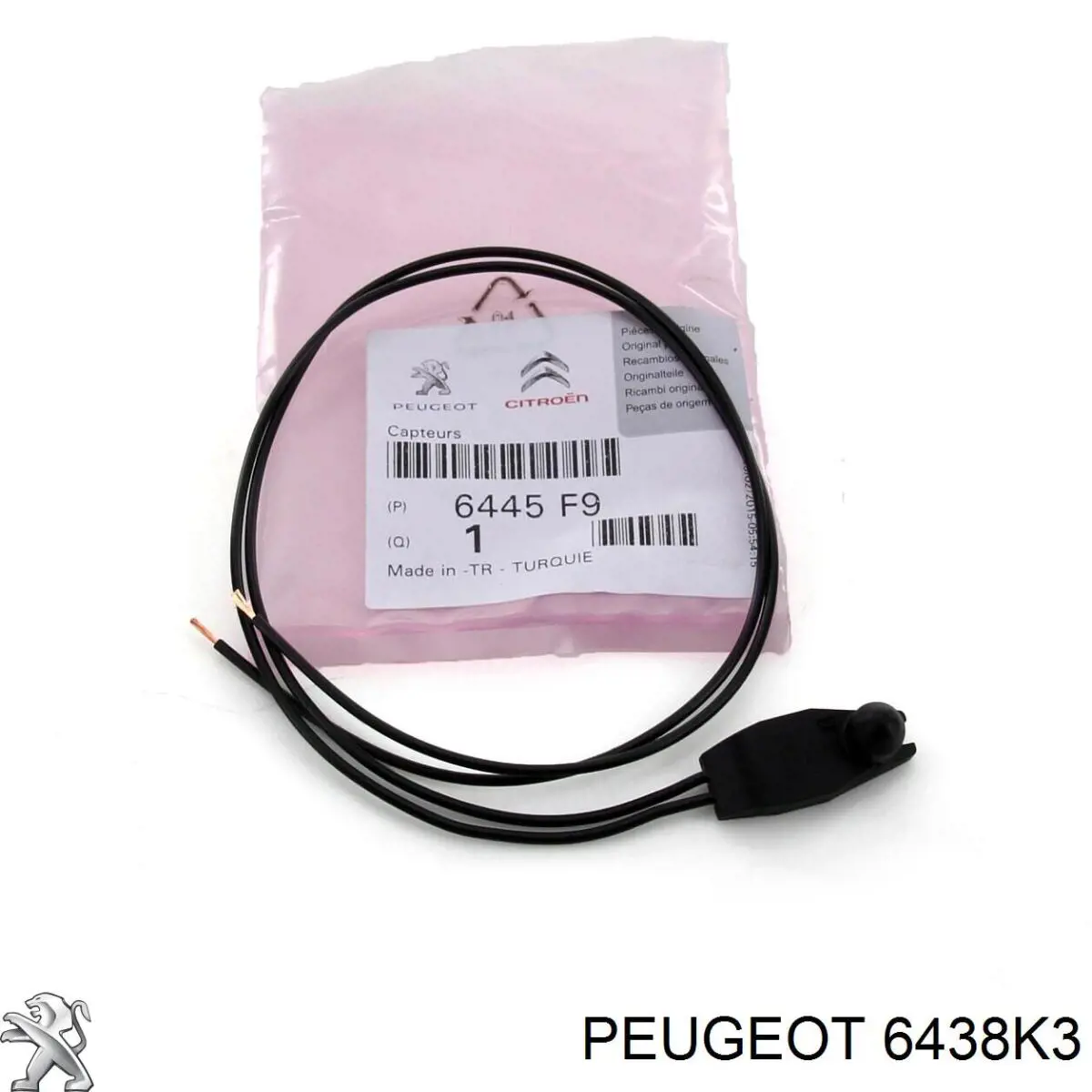Форсунка омивача фари передньої Peugeot/Citroen 6438K3 ціна, від 141.83 USD