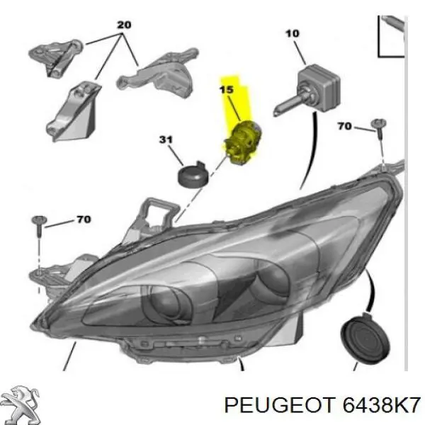  Peugeot/Citroen 6438K7
