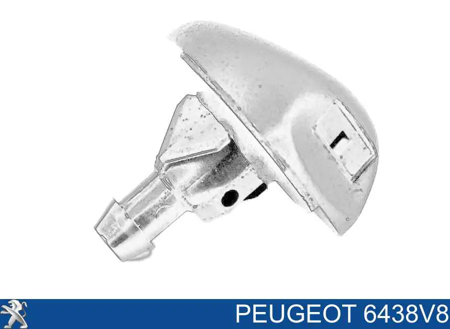6438V8 Peugeot/Citroen форсунка омивача лобового скла