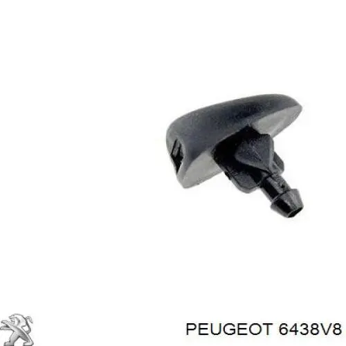 Сопло омивача лобового скла Peugeot/Citroen 6438V8 ціна, від 3.80 USD