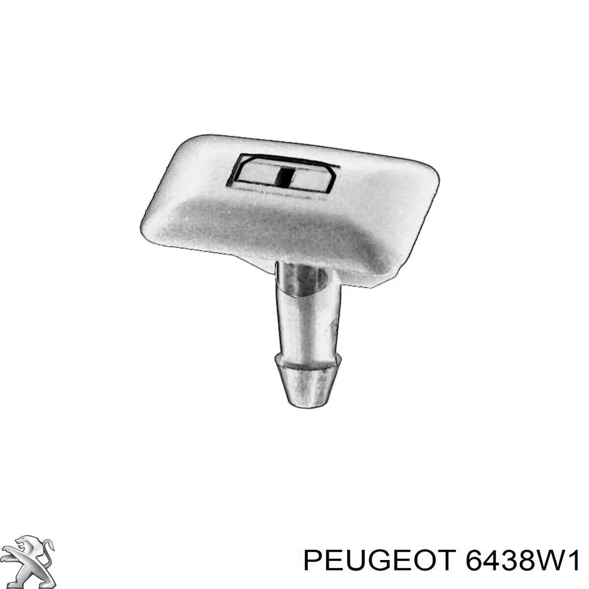 Сопло омивача лобового скла Peugeot/Citroen 6438W1 ціна, від 7.23 USD