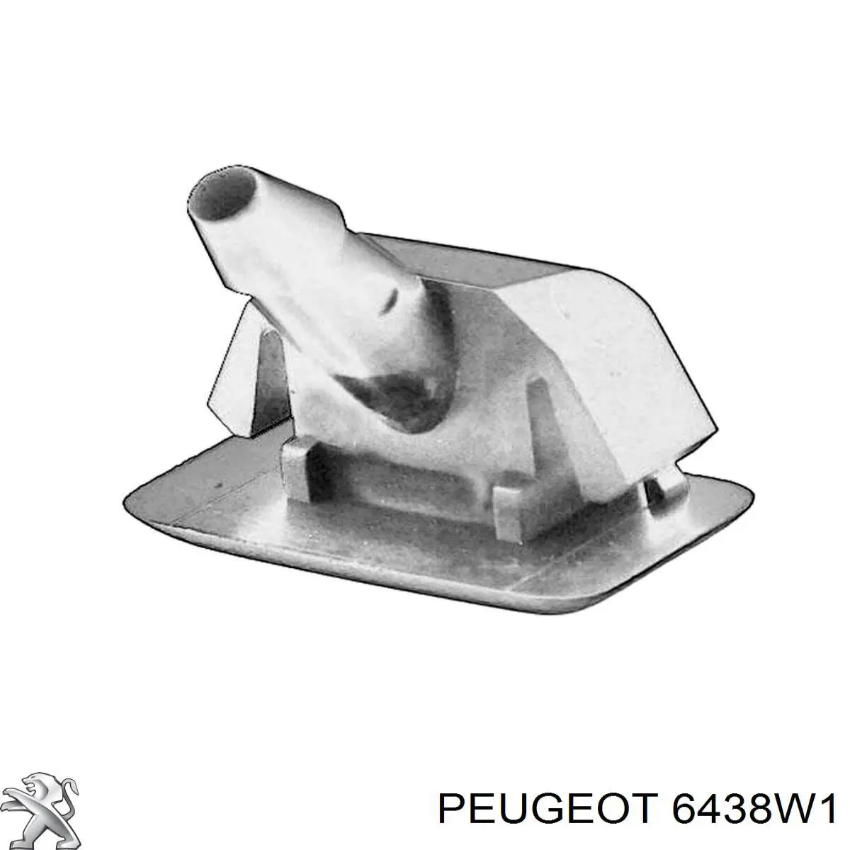 6438W1 Peugeot/Citroen Сопло склоомивача вітрового скла