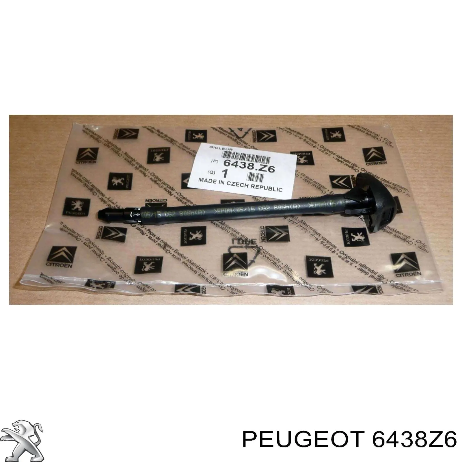 Форсунка омивача лобового скла Peugeot/Citroen 6438Z6