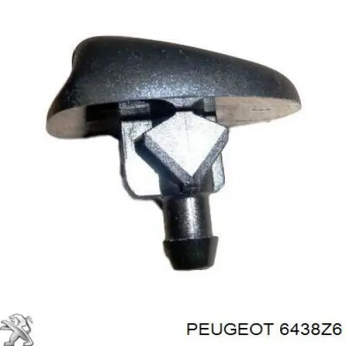 6438Z6 Peugeot/Citroen Сопло склоомивача вітрового скла