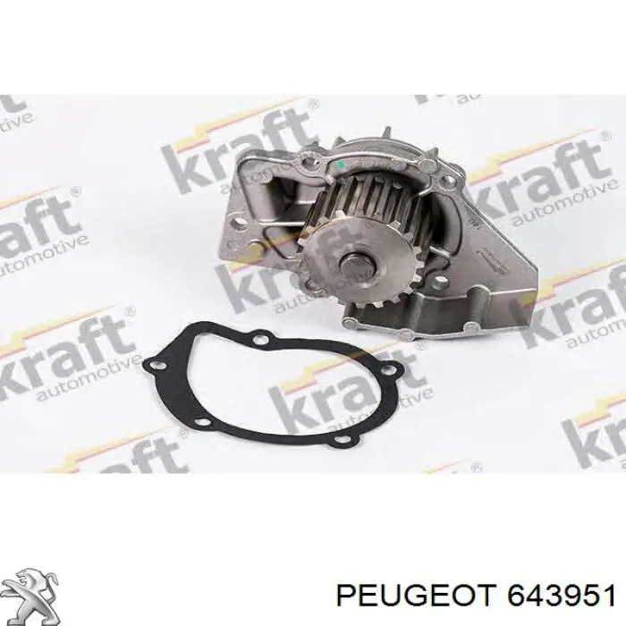 Peugeot/Citroen 643951 ціна, від 1.21 USD