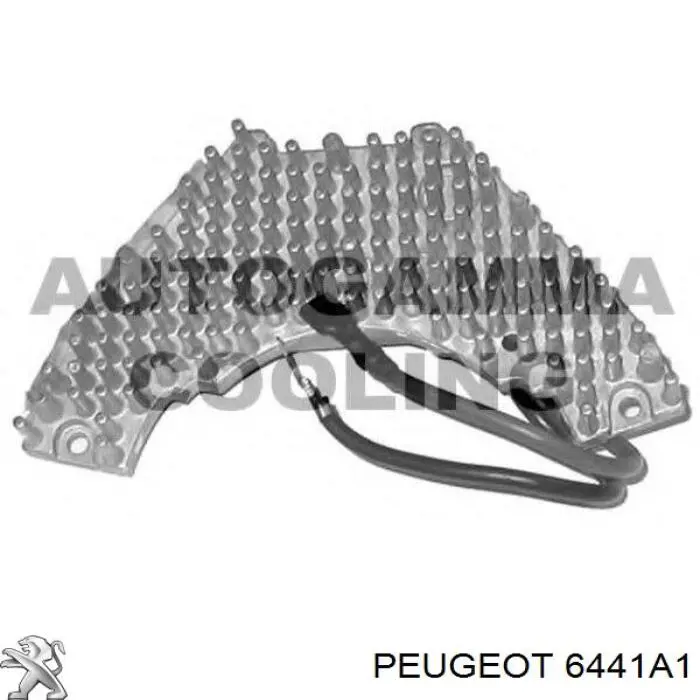 6441A1 Peugeot/Citroen резистор (опір пічки, обігрівача салону)