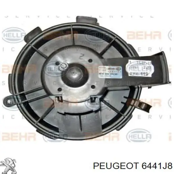 Купити 6441J8 Peugeot/Citroen Електродвигуни (електродвигун обігрівача) або розетка причепа штепсельная