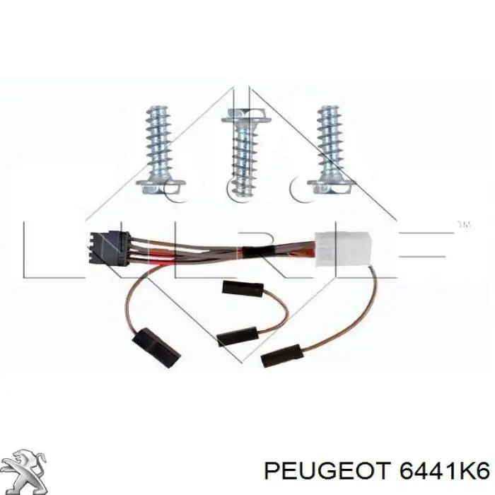 6441K6 Peugeot/Citroen двигун вентилятора пічки (обігрівача салону)