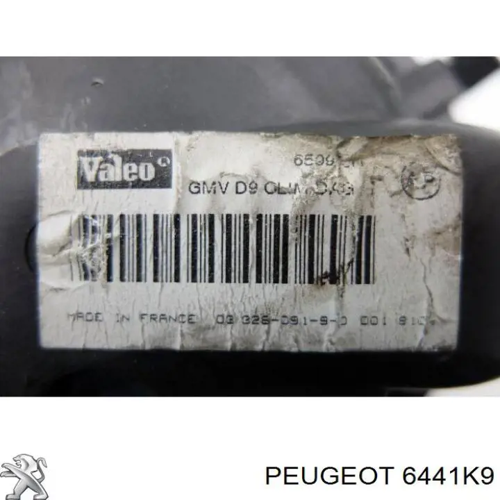 6441K9 Peugeot/Citroen двигун вентилятора пічки (обігрівача салону)