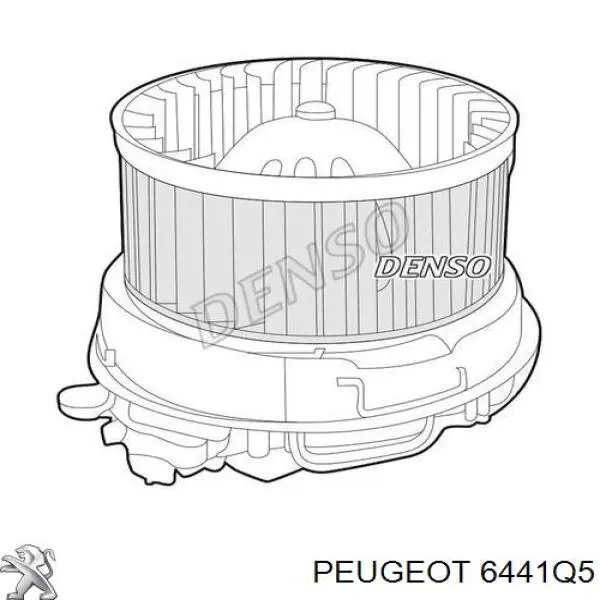 6441Q5 Peugeot/Citroen двигун вентилятора пічки (обігрівача салону)