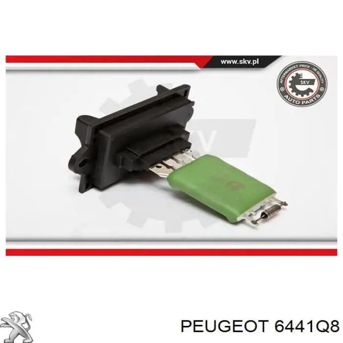 Резистор пічки 6441Q8 Peugeot/Citroen