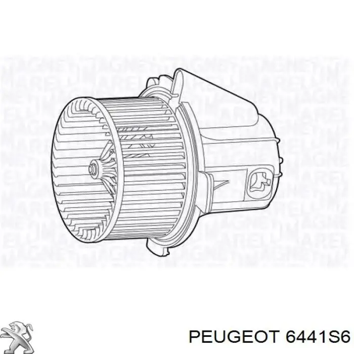 Двигун вентилятора пічки (обігрівача салону) 6441S6 Peugeot/Citroen