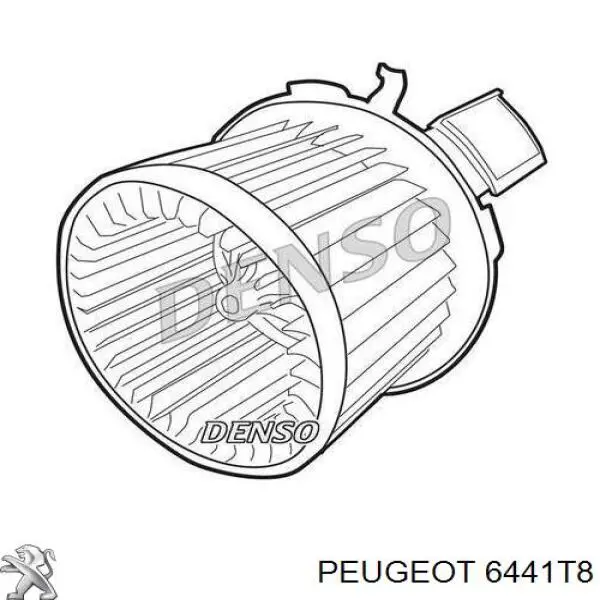 6441T8 Peugeot/Citroen двигун вентилятора пічки (обігрівача салону)