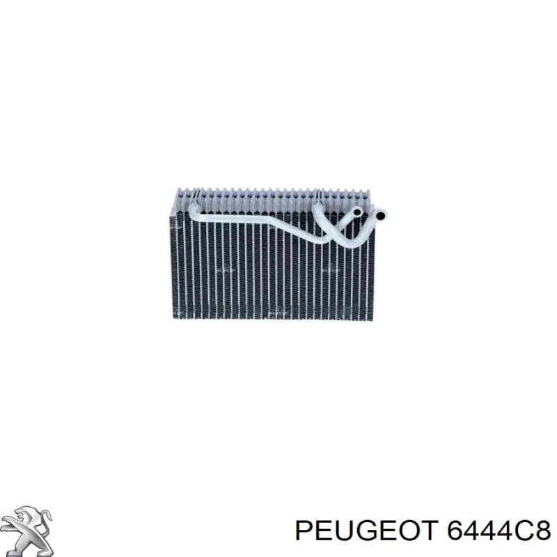Радіатор кондиціонера салонний, випарник Peugeot 406 (8B) (Пежо 406)
