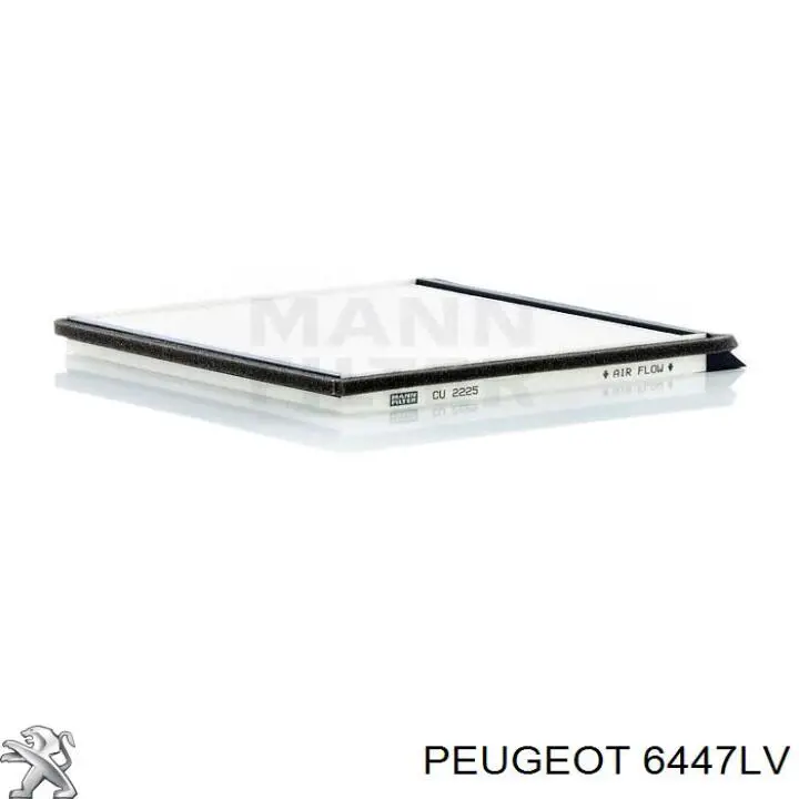 Фільтр повітряний обігрівача Peugeot/Citroen 6447LV ціна, від 4.95 USD