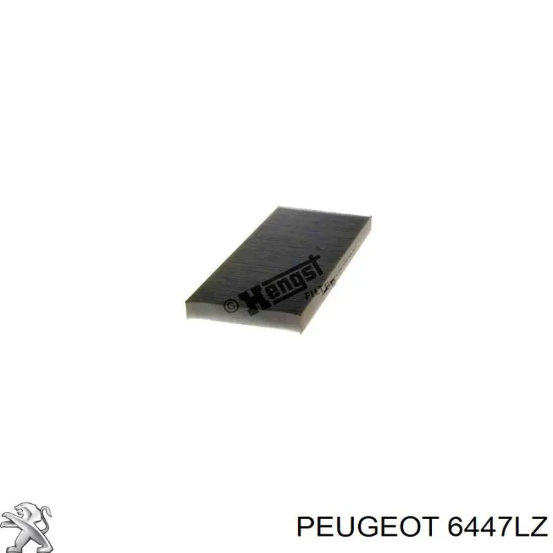 Купити 6447LZ Peugeot/Citroen Фільтр салону вугільний