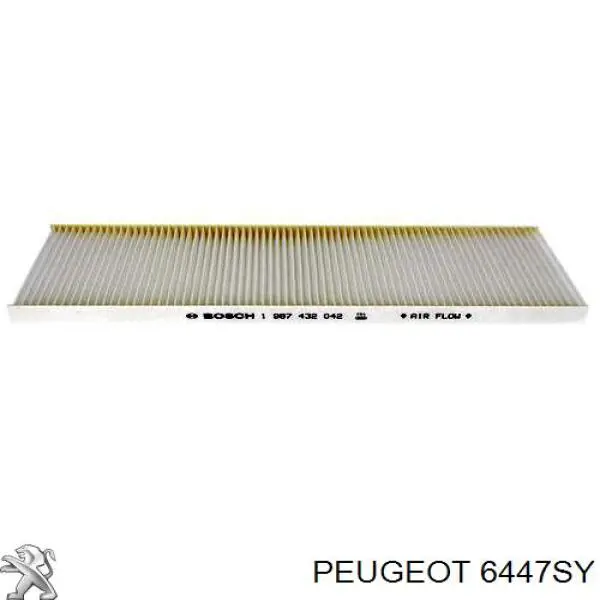 Купити 6447SY Peugeot/Citroen Фільтр салону вугільний