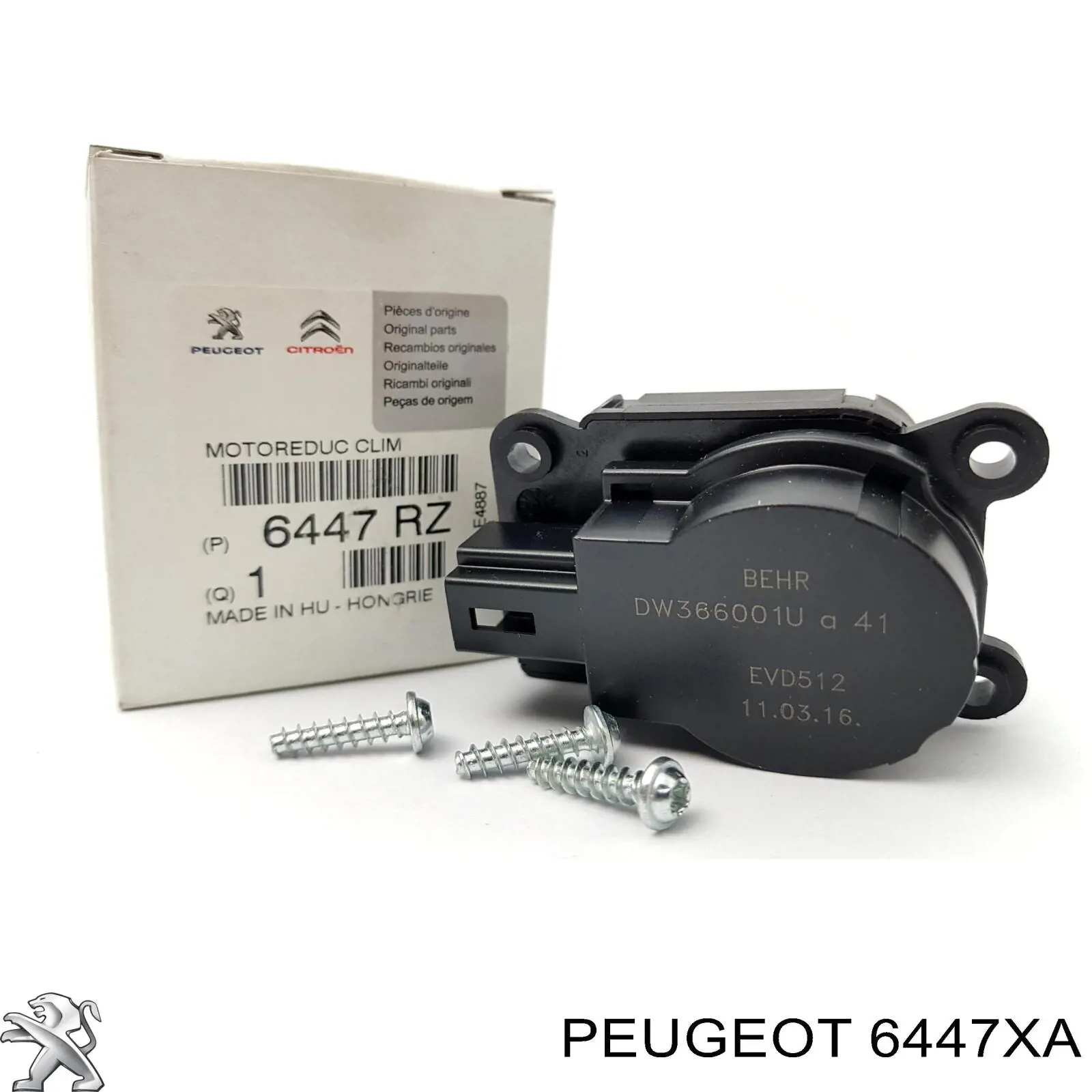 AA65000P Mahle Original Мотор заслінки печі
