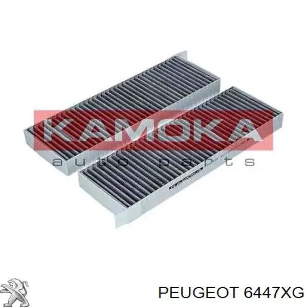 Повітряний фільтр салону Peugeot/Citroen 6447XG