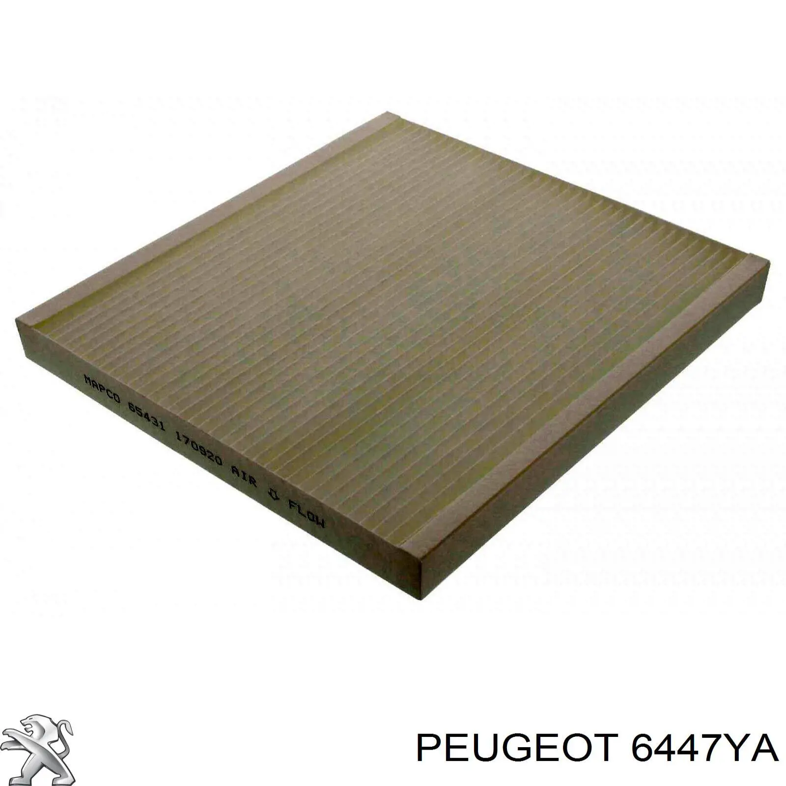 Купити 6447YA Peugeot/Citroen Фільтр салону вугільний