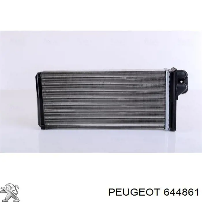 644861 Peugeot/Citroen радіатор пічки (обігрівача)